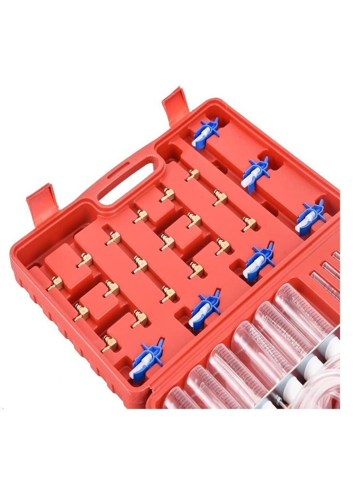 Diesel Injector Leak Back Tester Kit - Flow Test Set with Adapters for Bosch, Delphi, Denso, Siemens Common Rail - Image 3